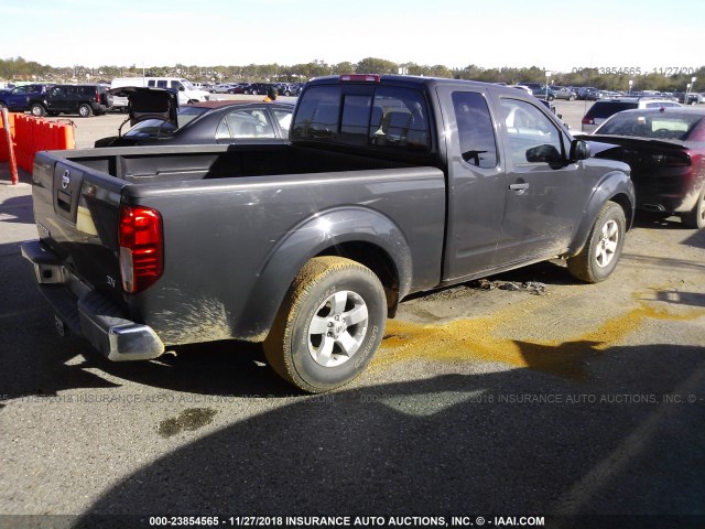 1N6BD0CT7CC472117 - 2012 NISSAN FRONTIER S/SV GRAY photo 4
