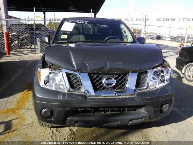 1N6BD0CT7CC472117 - 2012 NISSAN FRONTIER S/SV GRAY photo 6