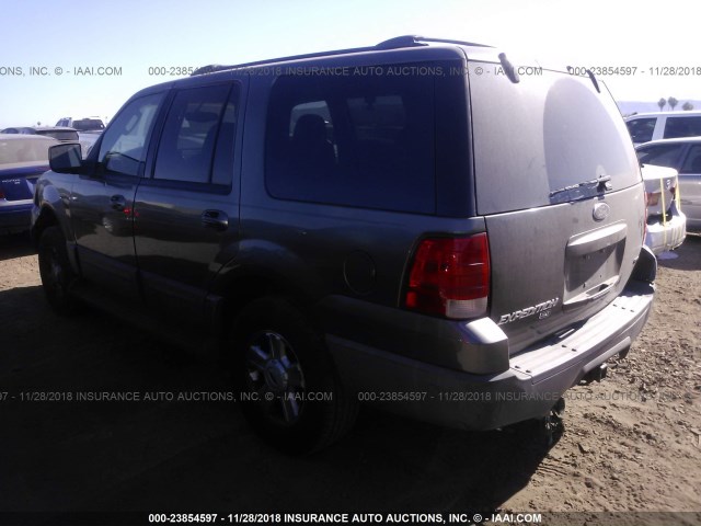 1FMPU16L44LA42679 - 2004 FORD EXPEDITION XLT GRAY photo 3