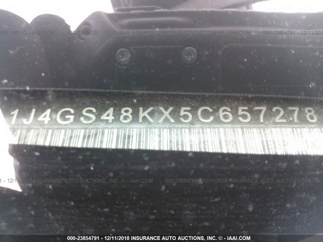 1J4GS48KX5C657278 - 2005 JEEP GRAND CHEROKEE LAREDO/COLUMBIA/FREEDOM 栗色 照片 9