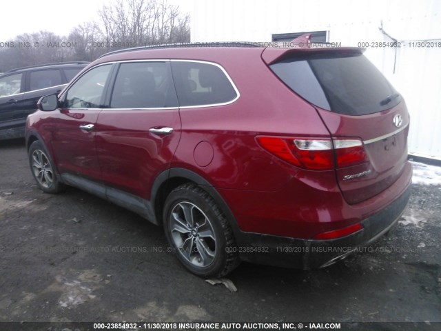 KM8SMDHF5GU136345 - 2016 HYUNDAI SANTA FE SE RED photo 3