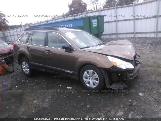 4S4BRBAC1B3357350 - 2011 SUBARU OUTBACK 2.5I BROWN photo 3