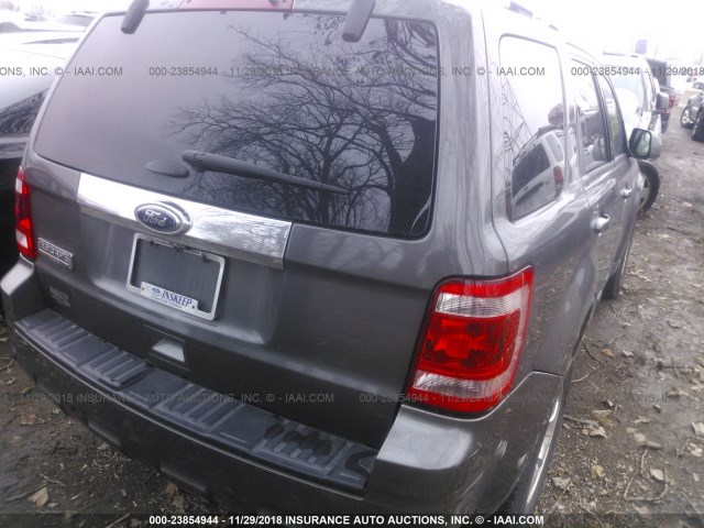 1FMCU9E73CKC42037 - 2012 FORD ESCAPE LIMITED GRAY photo 4