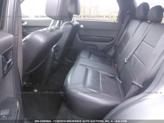 1FMCU9E73CKC42037 - 2012 FORD ESCAPE LIMITED GRAY photo 8