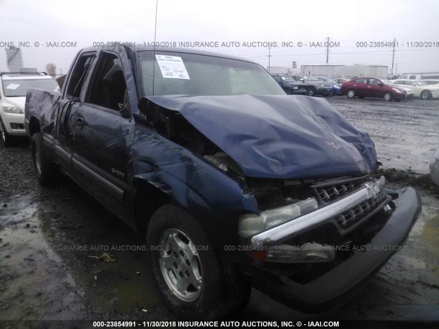 2GCEC19T4Y1115202 - 2000 CHEVROLET SILVERADO C1500 BLUE photo 1