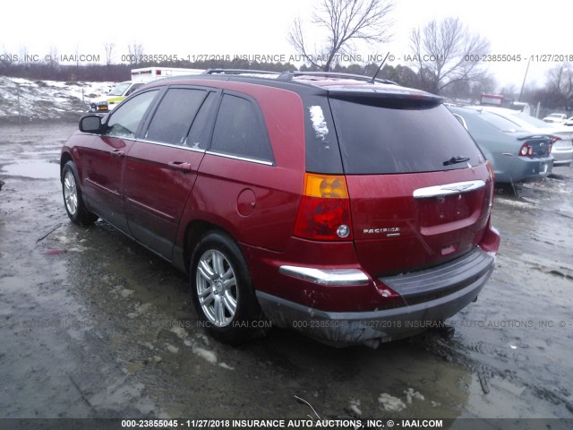 2A8GF68X27R178843 - 2007 CHRYSLER PACIFICA TOURING RED photo 3