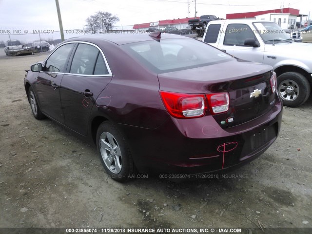 1G11C5SA4GF147369 - 2016 CHEVROLET MALIBU LIMITED LT MAROON photo 3