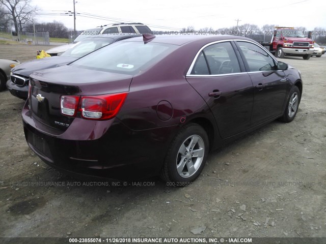 1G11C5SA4GF147369 - 2016 CHEVROLET MALIBU LIMITED LT MAROON photo 4