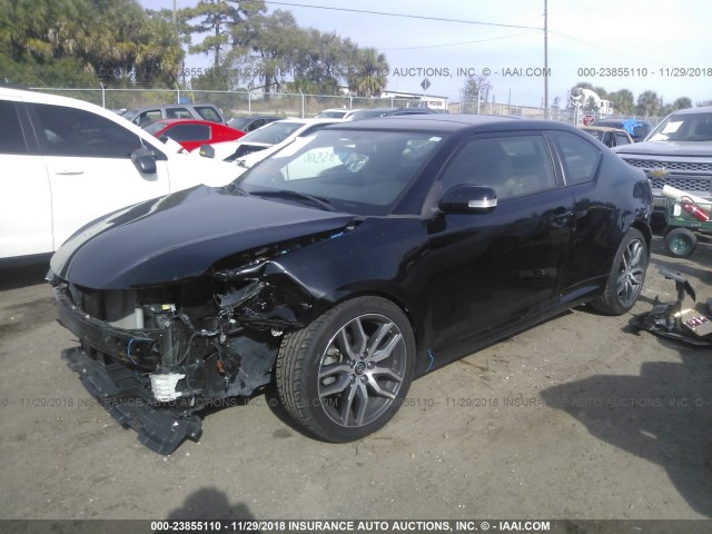 JTKJF5C78GJ022530 - 2016 TOYOTA SCION TC 黑色 照片 2