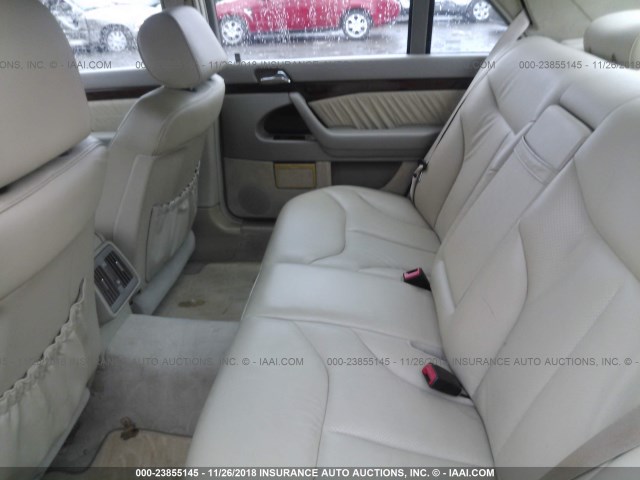 WDBGA33G3XA405231 - 1999 MERCEDES-BENZ S 320 WHITE photo 8