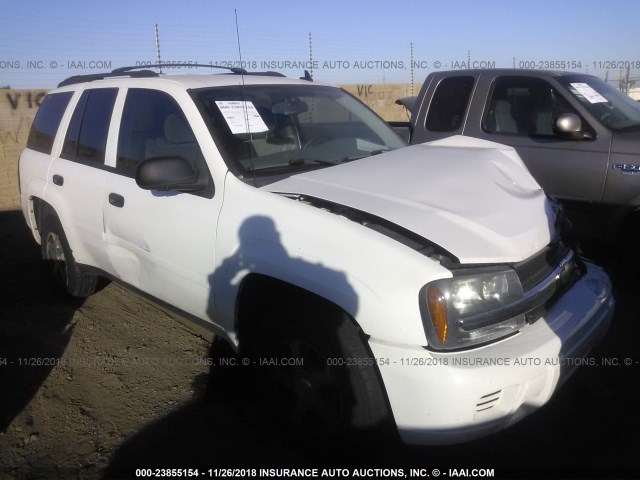 1GNDT13S362231586 - 2006 CHEVROLET TRAILBLAZER LS/LT WHITE photo 1