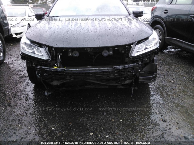 1HGCR3F83HA022454 - 2017 HONDA ACCORD EXL BLACK photo 6