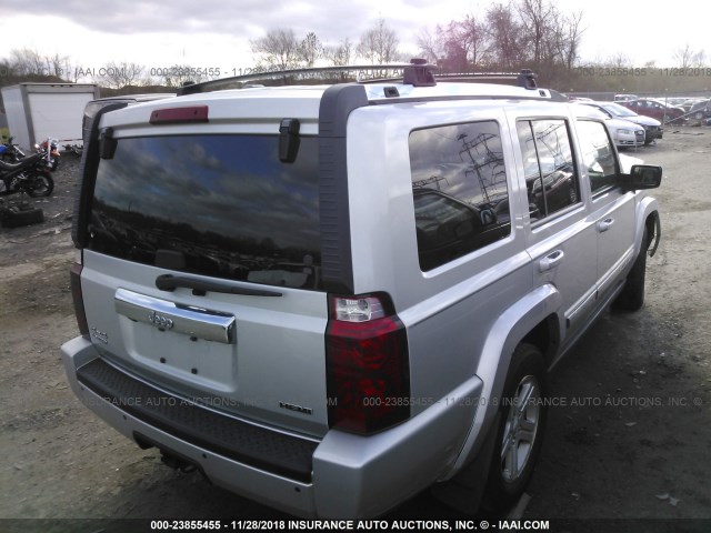 1J8HG58T19C541203 - 2009 JEEP COMMANDER LIMITED SILVER photo 4