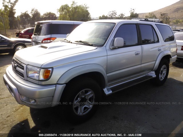 JT3GN86RXY0160021 - 2000 TOYOTA 4RUNNER SR5 SILVER photo 2