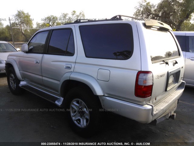 JT3GN86RXY0160021 - 2000 TOYOTA 4RUNNER SR5 SILVER photo 3