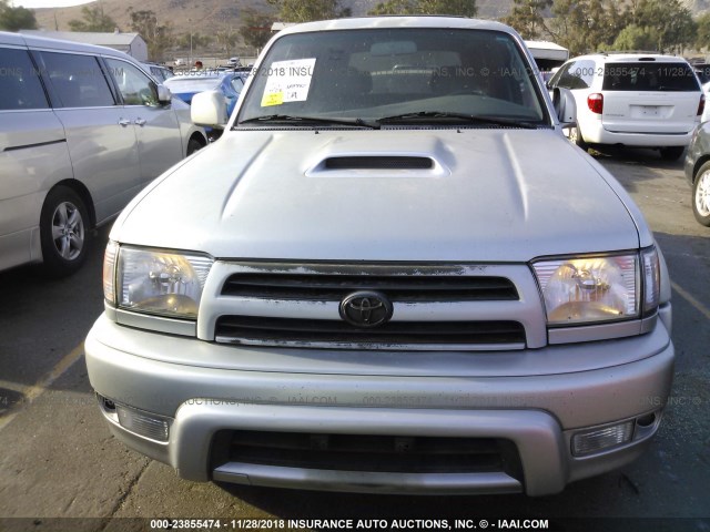 JT3GN86RXY0160021 - 2000 TOYOTA 4RUNNER SR5 SILVER photo 6