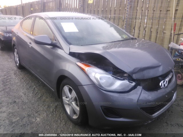 5NPDH4AEXDH364334 - 2013 HYUNDAI ELANTRA GLS/LIMITED GRAY photo 1