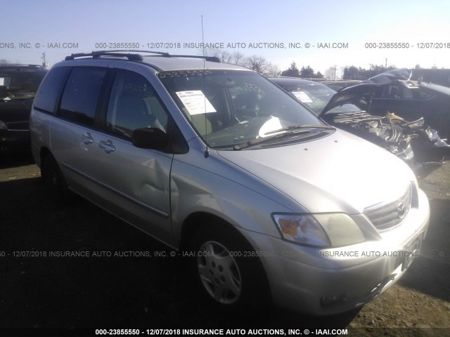 JM3LW28G610214119 - 2001 MAZDA MPV WAGON SILVER photo 1