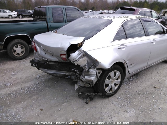 4T1BE46K48U237424 - 2008 TOYOTA CAMRY CE/LE/XLE/SE SILVER photo 6