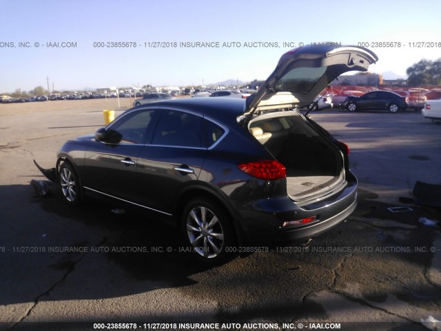 JNKAJ09E58M300782 - 2008 INFINITI EX35 JOURNEY BLUE photo 3