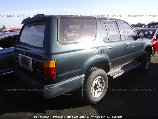 JT3VN29V9S0044989 - 1995 TOYOTA 4RUNNER VN29 SR5 GREEN photo 4