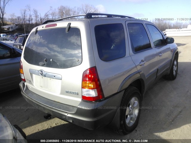 4F2CU08171KM61670 - 2001 MAZDA TRIBUTE LX/ES GOLD photo 4