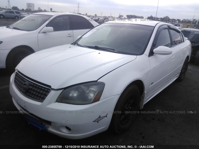 1N4AL11D86C182191 - 2006 NISSAN ALTIMA S/SL WHITE photo 2