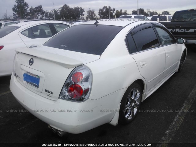 1N4AL11D86C182191 - 2006 NISSAN ALTIMA S/SL WHITE photo 4