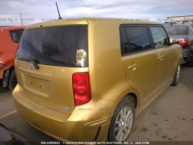 JTLKE50E181054288 - 2008 TOYOTA SCION XB 金色 照片 4