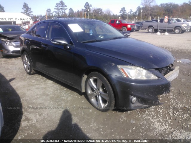 JTHBF5C21B5142752 - 2011 LEXUS IS 250 GRAY photo 1