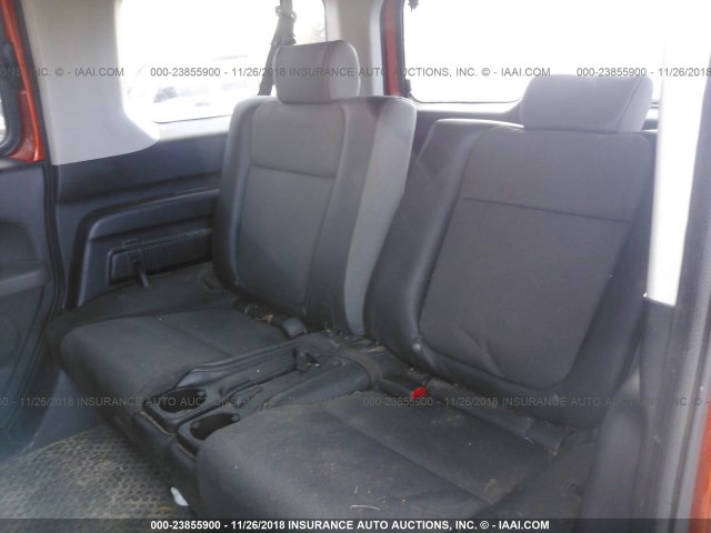 5J6YH18514L003490 - 2004 HONDA ELEMENT EX ORANGE photo 8