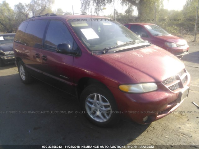 1B4GP45R7XB623460 - 1999 DODGE CARAVAN SE/SPORT MAROON photo 1