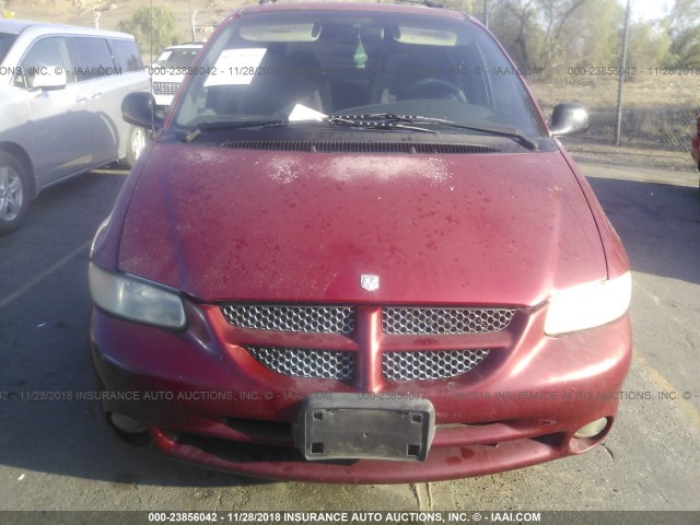 1B4GP45R7XB623460 - 1999 DODGE CARAVAN SE/SPORT MAROON photo 6