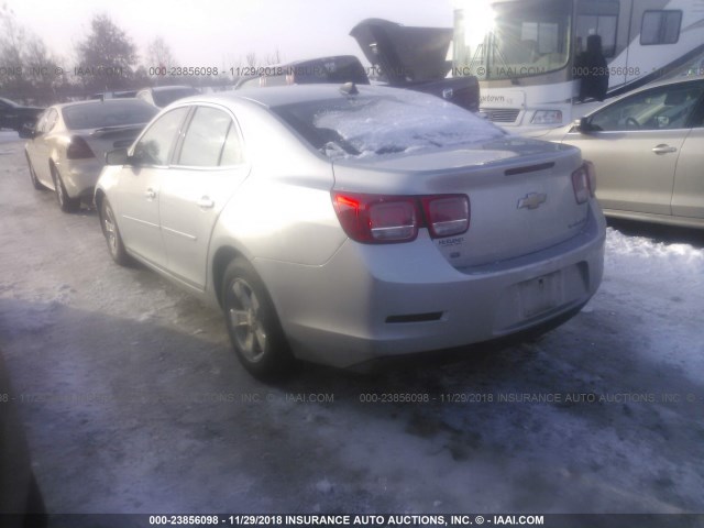 1G11B5SL9EF296183 - 2014 CHEVROLET MALIBU LS 银色 照片 3