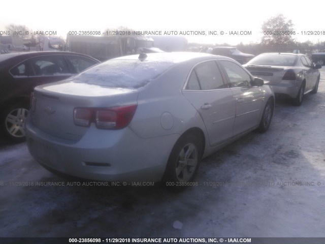 1G11B5SL9EF296183 - 2014 CHEVROLET MALIBU LS 银色 照片 4