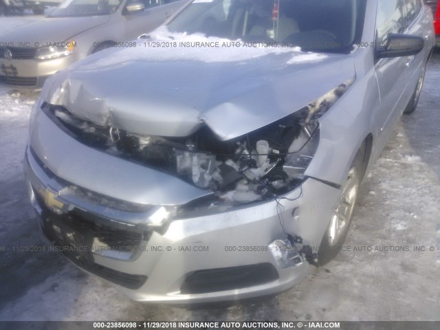 1G11B5SL9EF296183 - 2014 CHEVROLET MALIBU LS 银色 照片 6