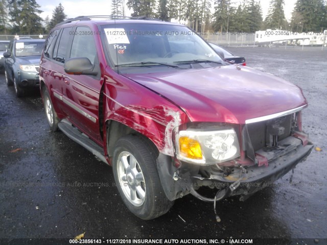 1GKDT13S232375011 - 2003 GMC ENVOY RED photo 1