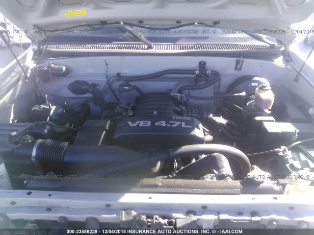 5TBET34136S505983 - 2006 TOYOTA TUNDRA DOUBLE CAB SR5 GRAY photo 10