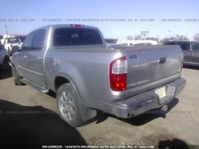 5TBET34136S505983 - 2006 TOYOTA TUNDRA DOUBLE CAB SR5 GRAY photo 3