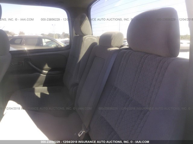 5TBET34136S505983 - 2006 TOYOTA TUNDRA DOUBLE CAB SR5 GRAY photo 8