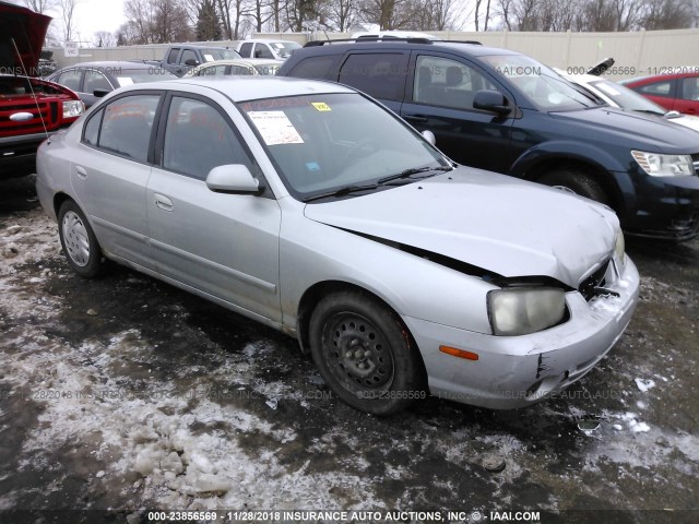 KMHDN45D92U348537 - 2002 HYUNDAI ELANTRA GLS/GT SILVER photo 1