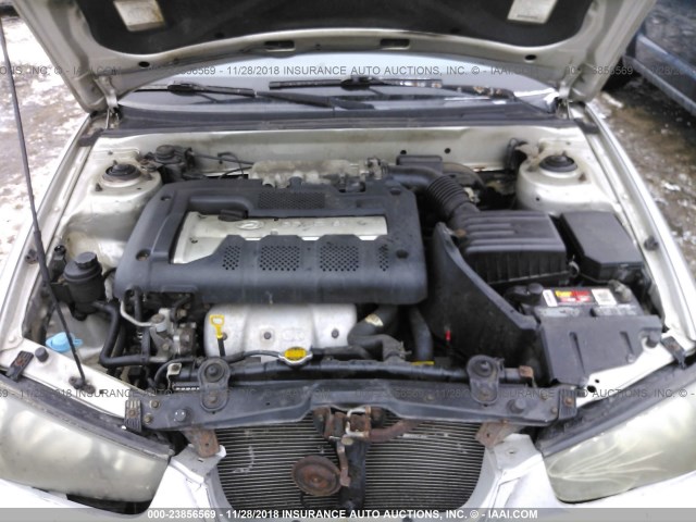 KMHDN45D92U348537 - 2002 HYUNDAI ELANTRA GLS/GT SILVER photo 10