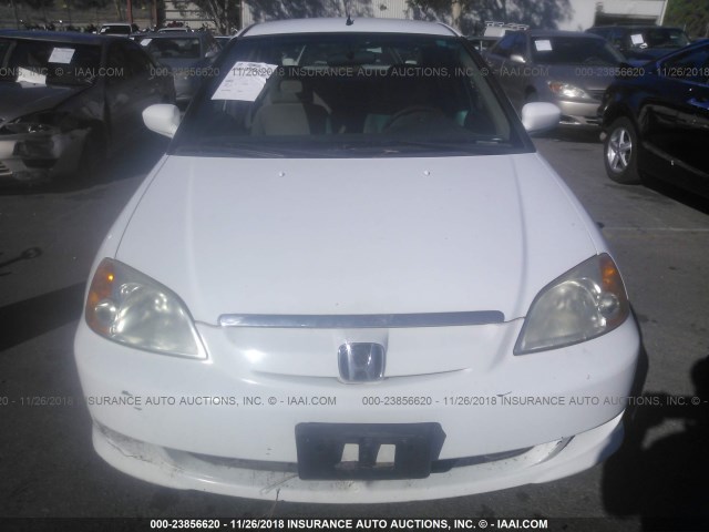 JHMES96623S002016 - 2003 HONDA CIVIC HYBRID WHITE photo 6