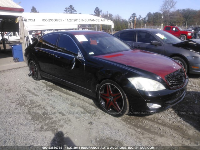 WDDNG71X17A045545 - 2007 MERCEDES-BENZ S 550 BLACK photo 1