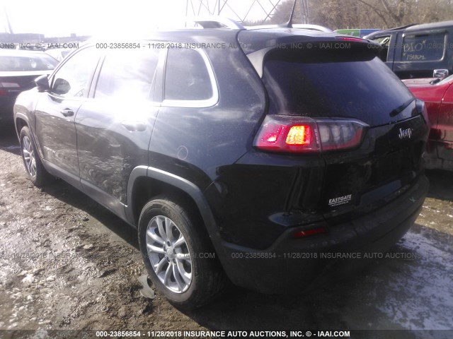 1C4PJLCB9KD269880 - 2019 JEEP CHEROKEE LATITUDE BLACK photo 3