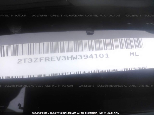 2T3ZFREV3HW394101 - 2017 TOYOTA RAV4 LE წითელი ფოტო 9