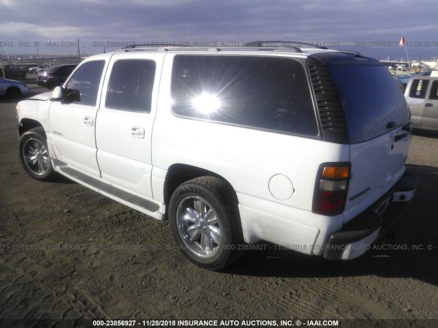 1GKFK66UX5J251440 - 2005 GMC YUKON XL DENALI WHITE photo 3