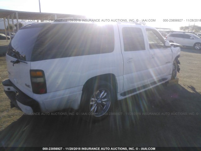 1GKFK66UX5J251440 - 2005 GMC YUKON XL DENALI WHITE photo 4