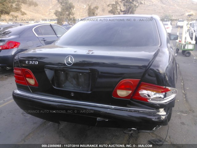 WDBJF65F3WA555996 - 1998 MERCEDES-BENZ E 320 BLACK photo 6