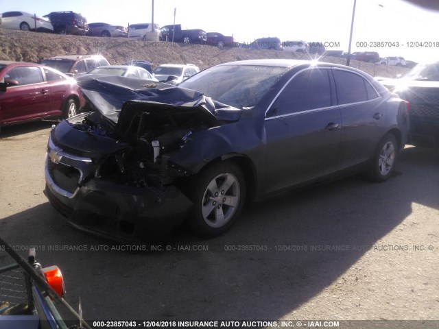 1G11B5SLXEF205695 - 2014 CHEVROLET MALIBU LS 灰色 照片 2